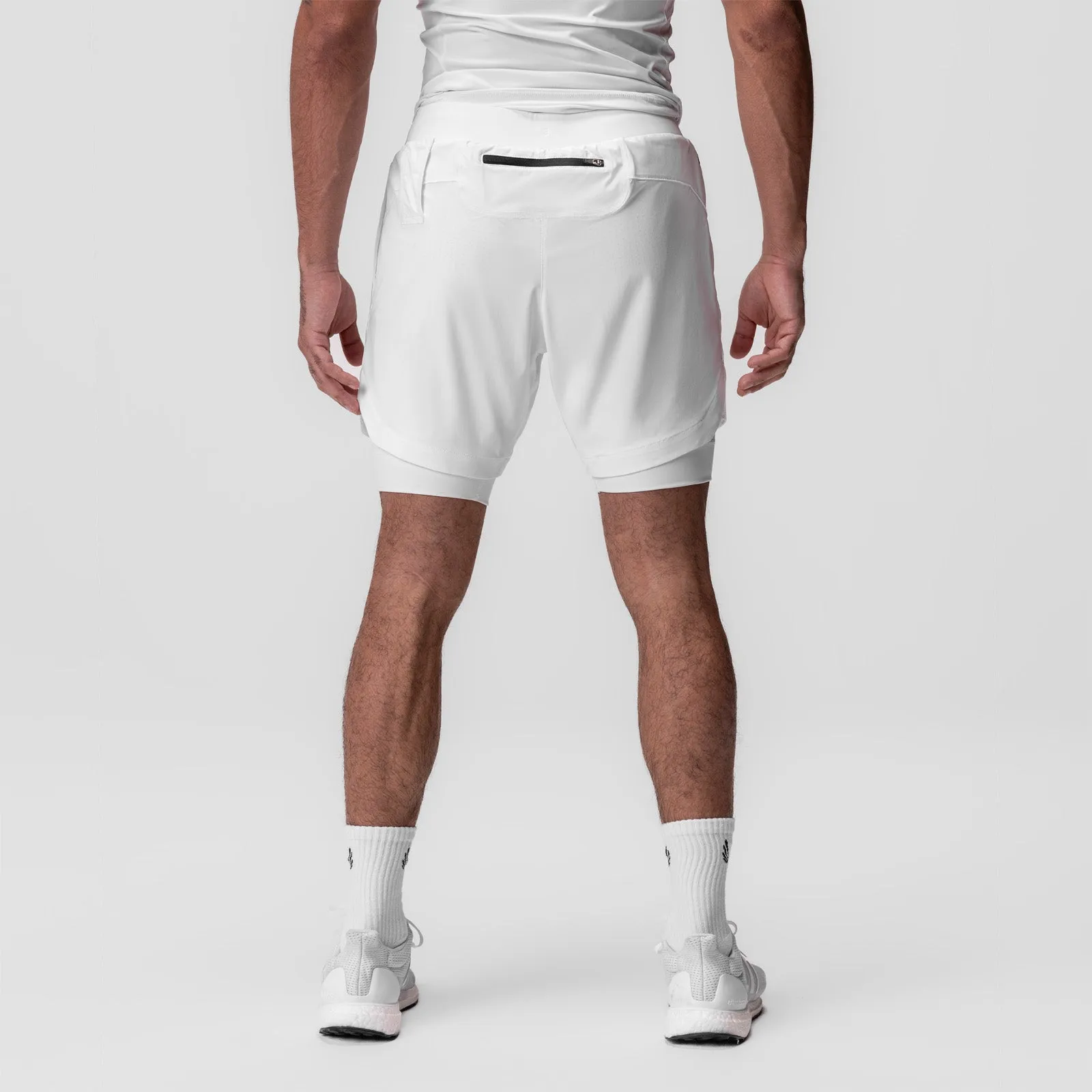 night out outfit cyclists 0866. Tetra-Lite? 7" Liner Short - White "Cyber"/White