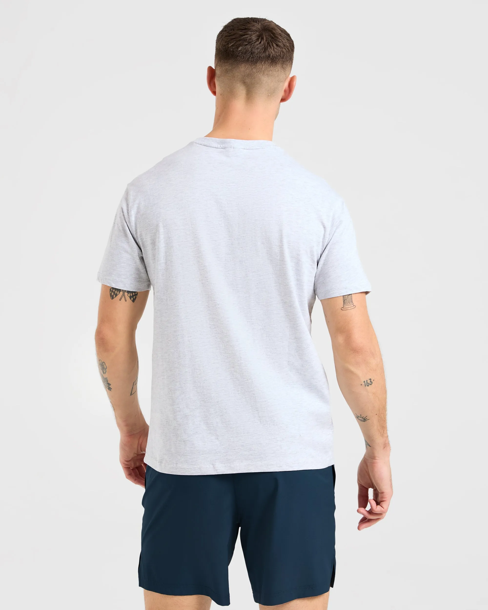 Essential T Shirt - Light Grey Marl Bohemian style
