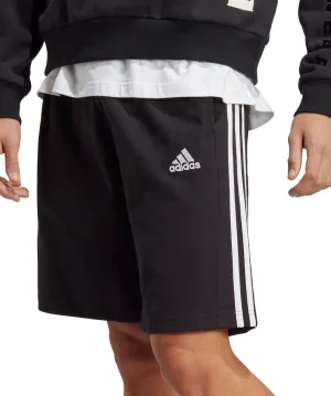 adidas Essentials 3 Stripes 10 Inch Mens Shorts - Black cardigan stretchy design