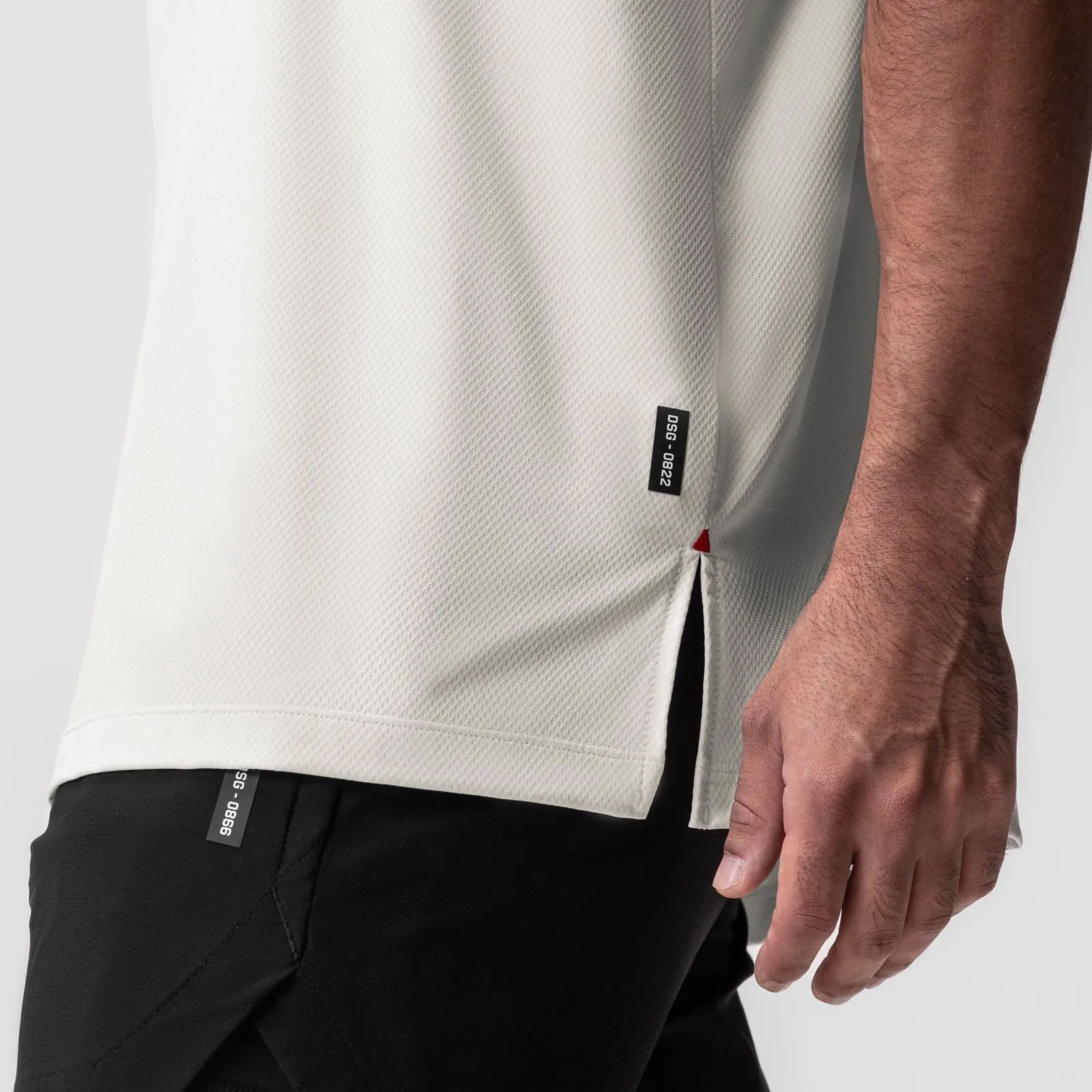 Minimal Trend Beach Wear 0822. AeroSilver? Oversized Tee - Ivory Cream