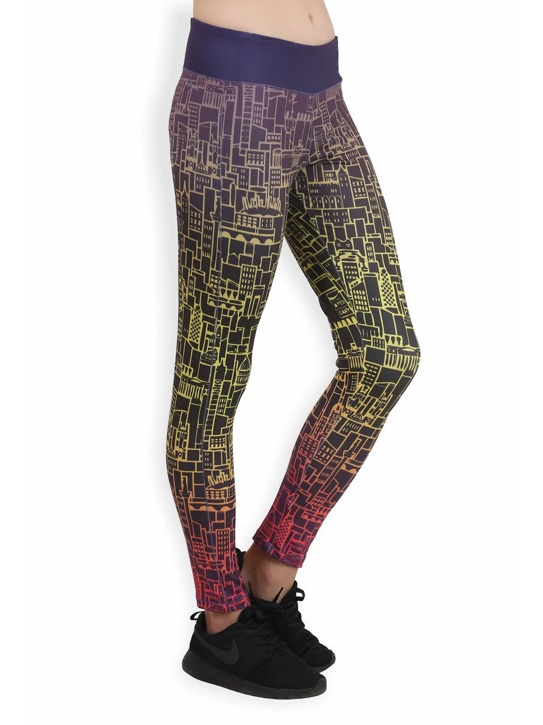 Gym Life Alcis Women Multicolor Printed Legging