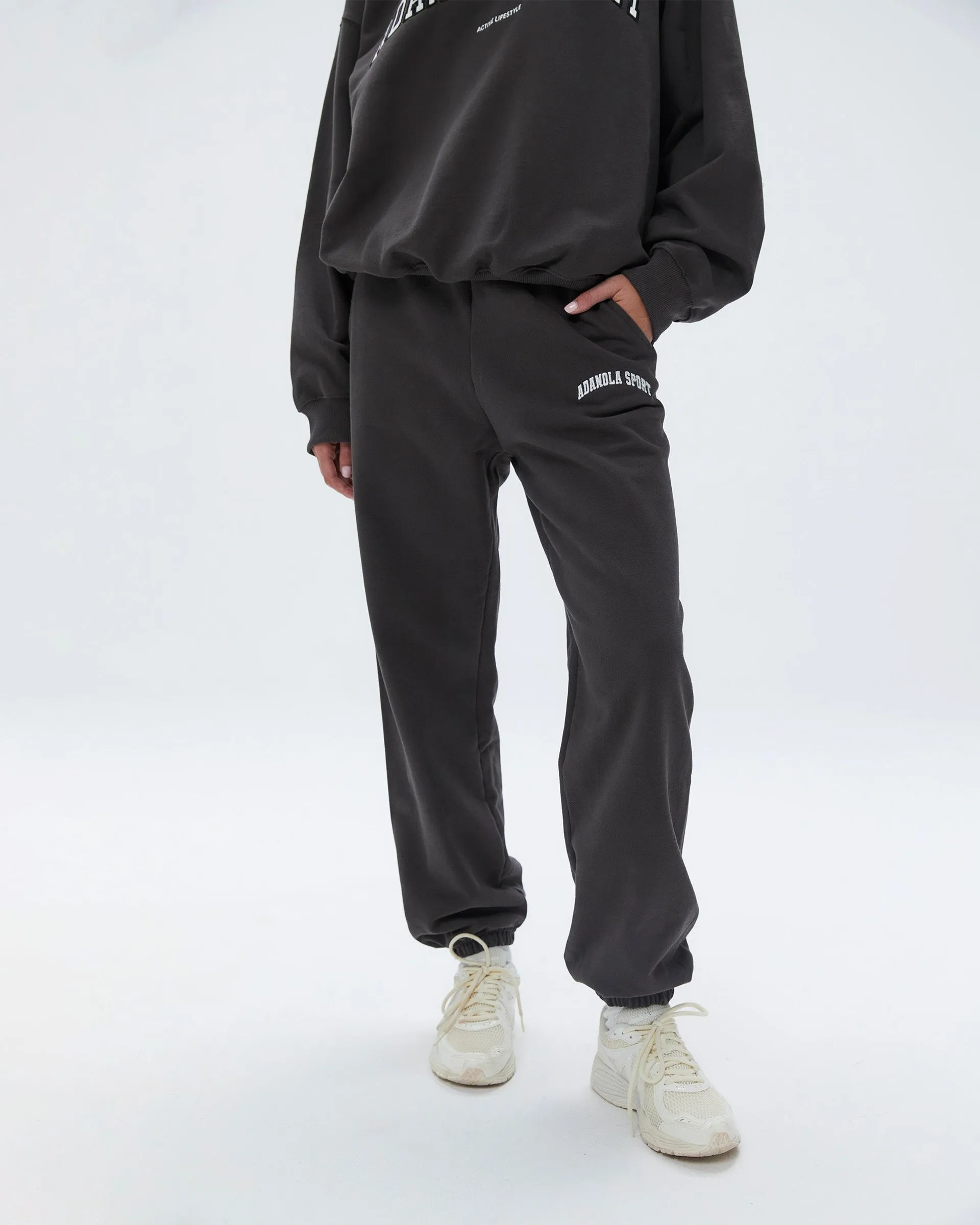 AS Sweatpants - Coffee Bean Roomy Fit Soft Touch