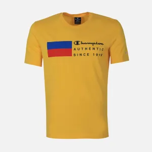 MENS CREWNECK T-SHIRT ElasticCuffDesign Flash Look