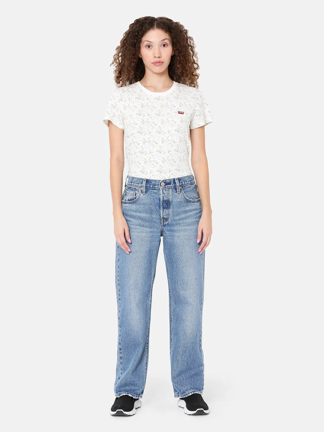 Stretch Unisex Wear Classic Wear Urban Uniform Women's 501 Indigo Straight Fit Mid Rise Jeans