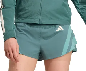 Quick Pocket Access Warm Days adidas Adizero Archive Gel 3 Inch Womens Running Shorts - Green