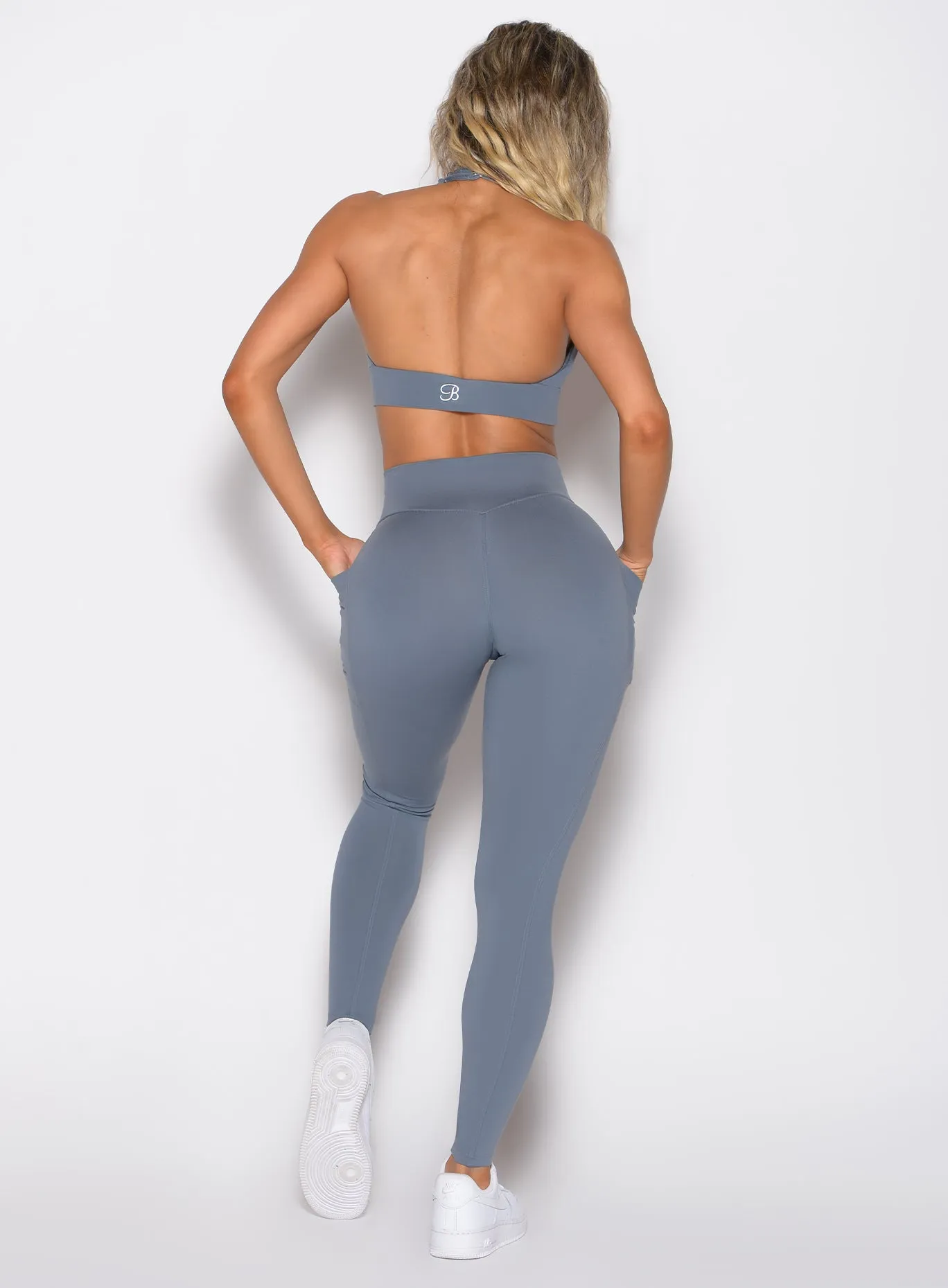 Sculpt Knot Leggings Wide Waistband Support