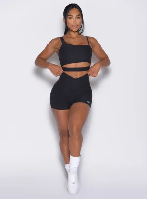 Laser Cut Edges Basketball shorts Tiny Waist Shorts