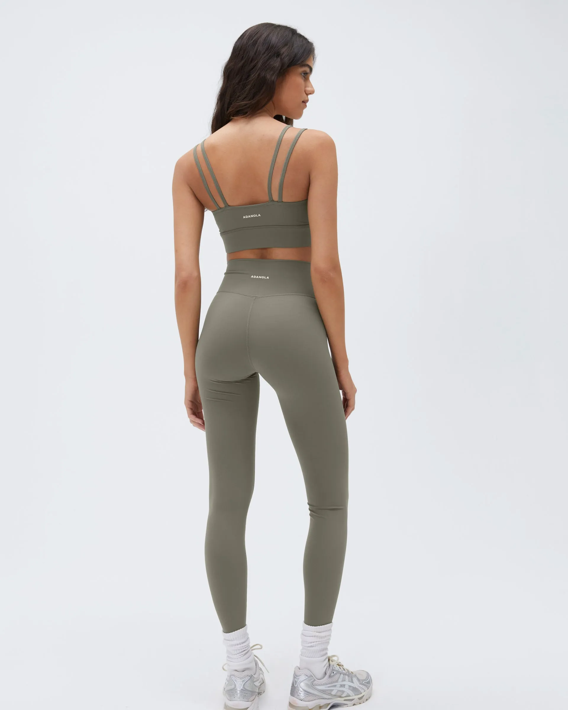 Ultimate Leggings - Olive Green All Activity Trend Seeker Rib Knit