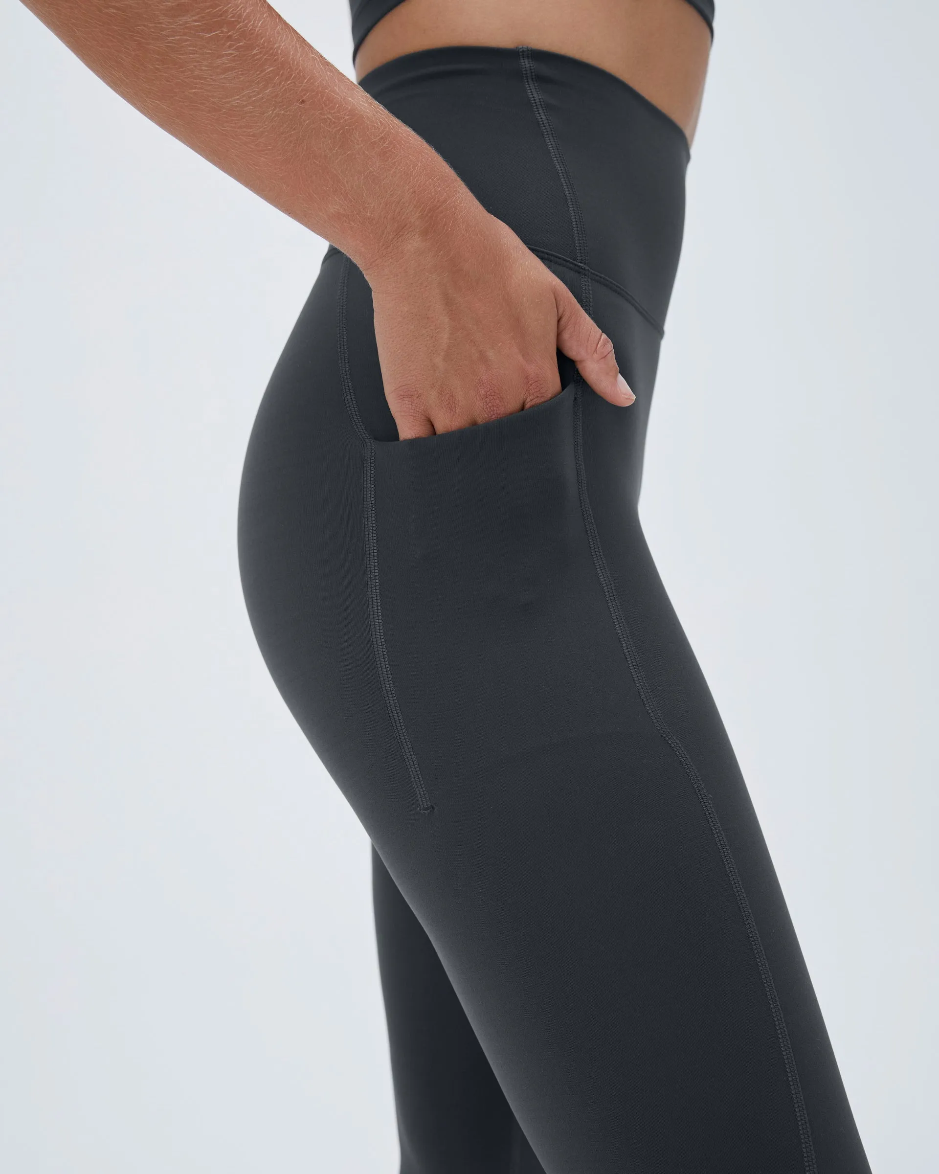 Morning Stretch Active Lifestyle Ultimate Pocket Leggings - Graphite Grey