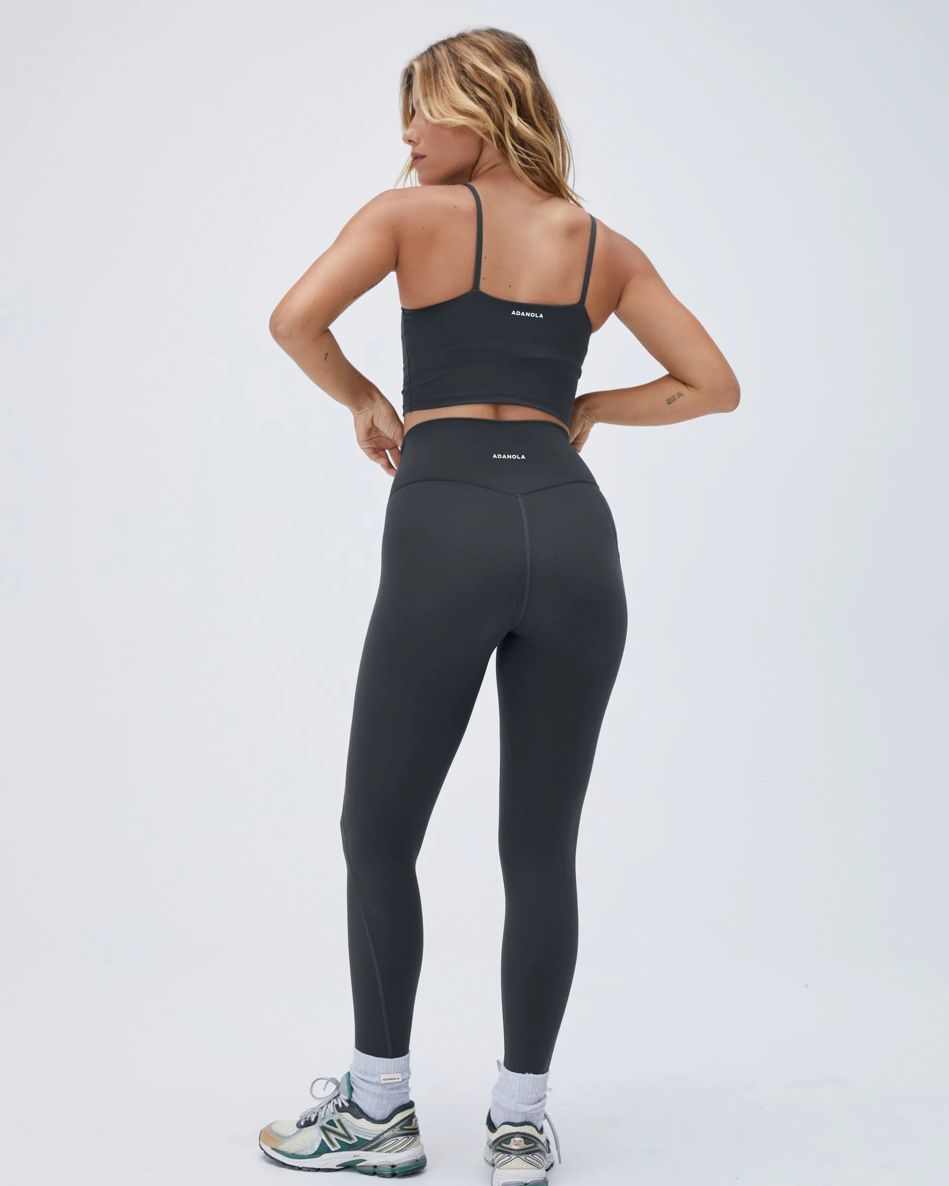 Ultimate Pocket Leggings - Graphite Grey Office Fit