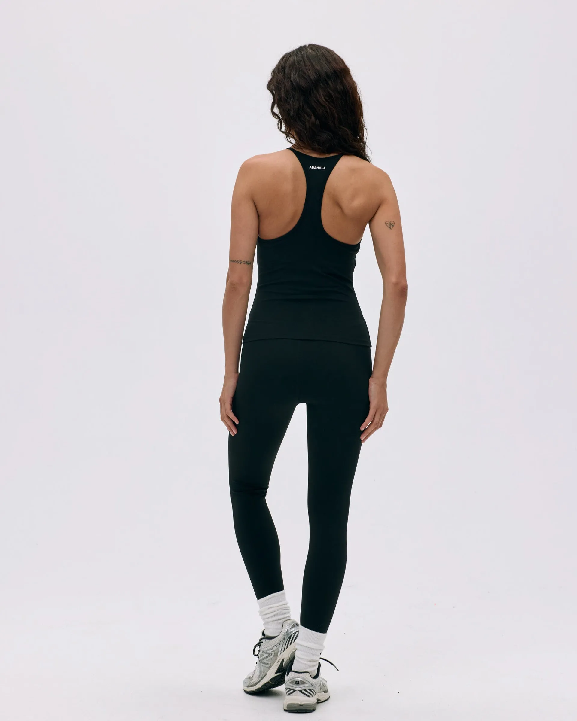 Extra Soft Morning Jog Quick Fit Ultimate Ruched Front Leggings - Black