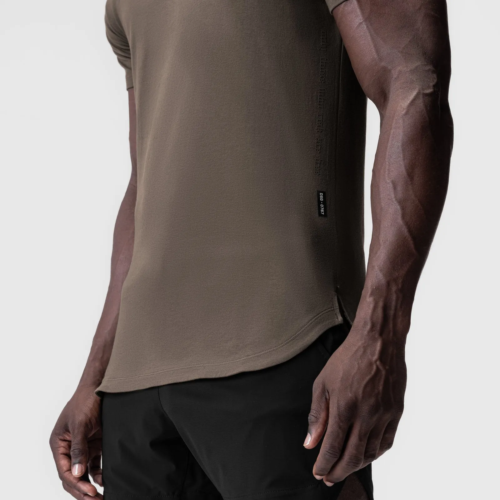 Pilling Resistant Finish Ethically Sourced Materials 0767. Supima? Established Tee - Deep Taupe