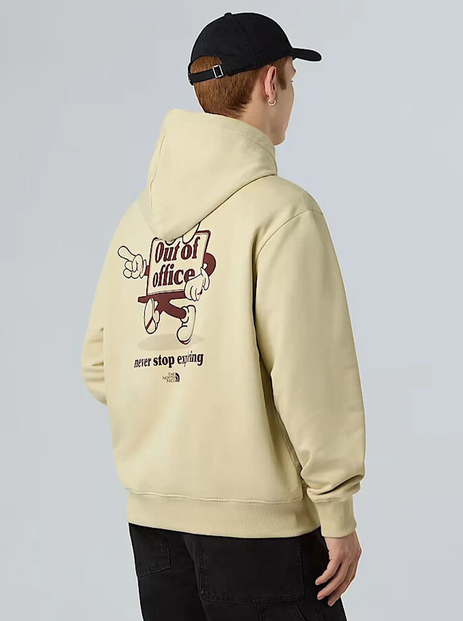 Cartoon Logo Relaxed Hoodie All Season Wear Mode Feel