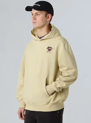 Travel Buddy Cartoon Logo Relaxed Hoodie