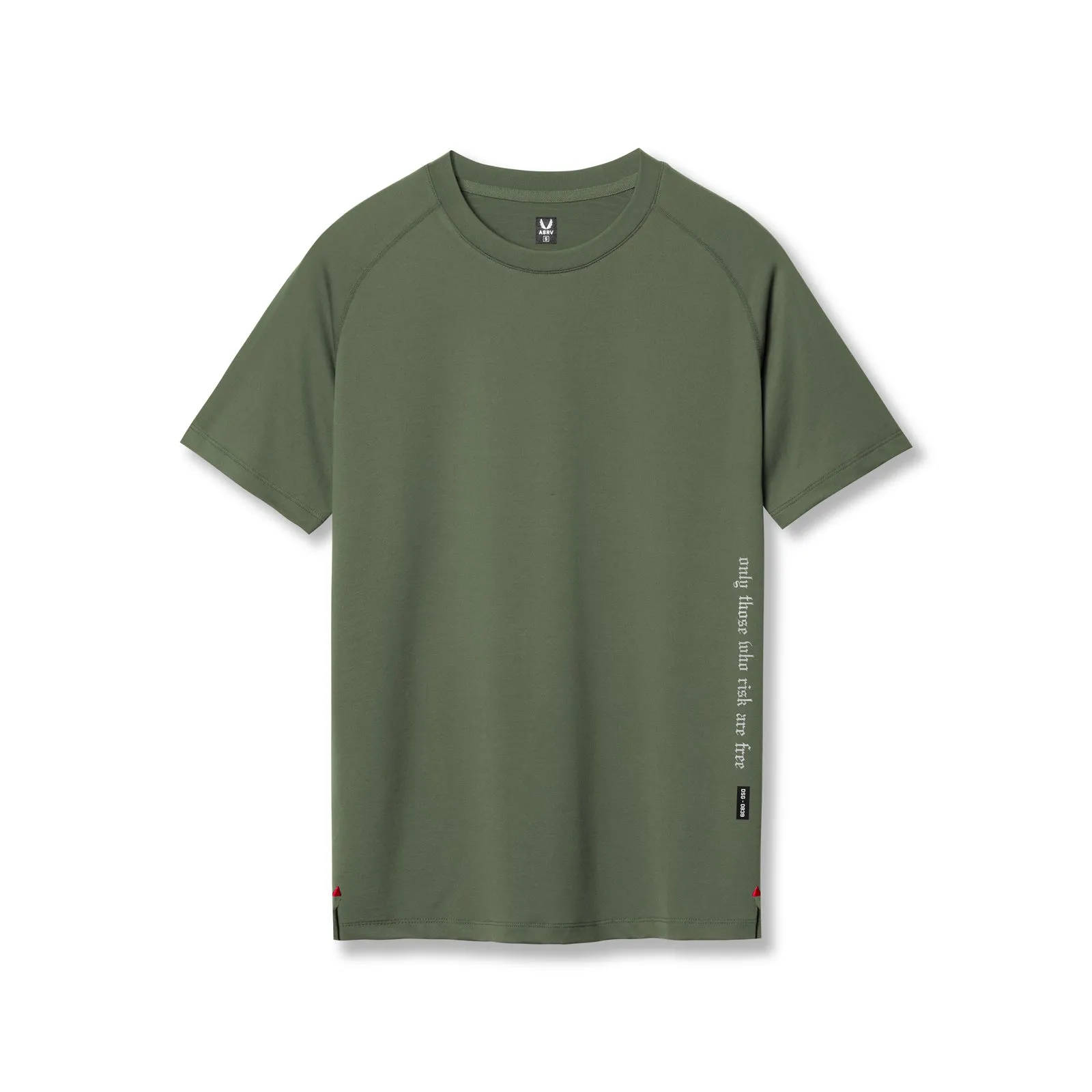 Weekend Ready Urban Casual 0839. 3D-Lite? 2.0 Lycra? Fitted Tee - Olive "OTWR"