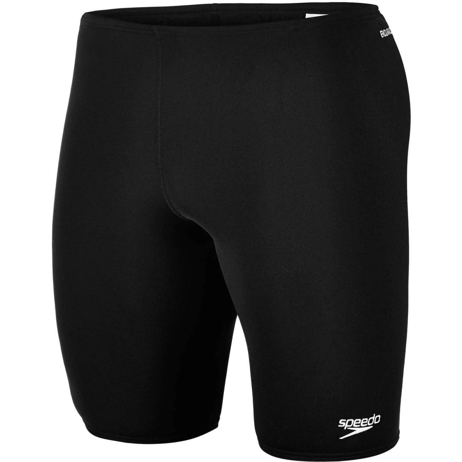 Holiday Fun Shimmer Effect Speedo Endurance Plus Mens Jammer Swim Shorts - Black