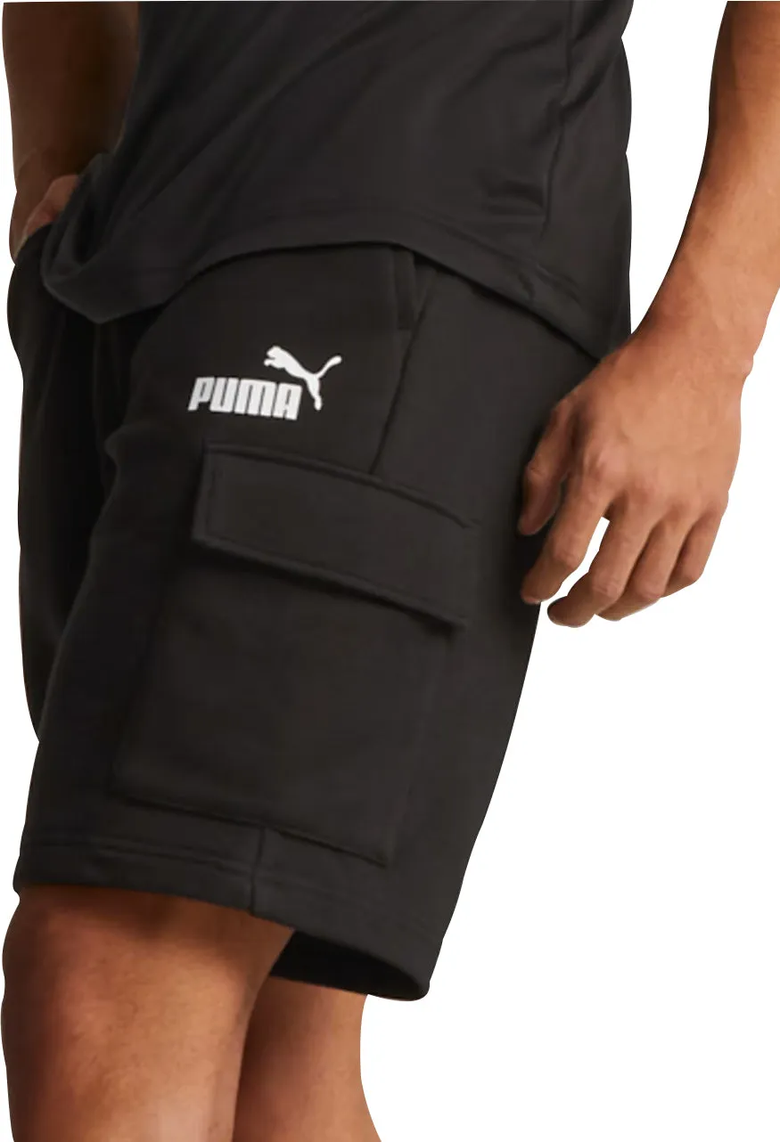 Puma Essentials Cargo Mens Shorts - Black basketball clothing Water Repellent Coating