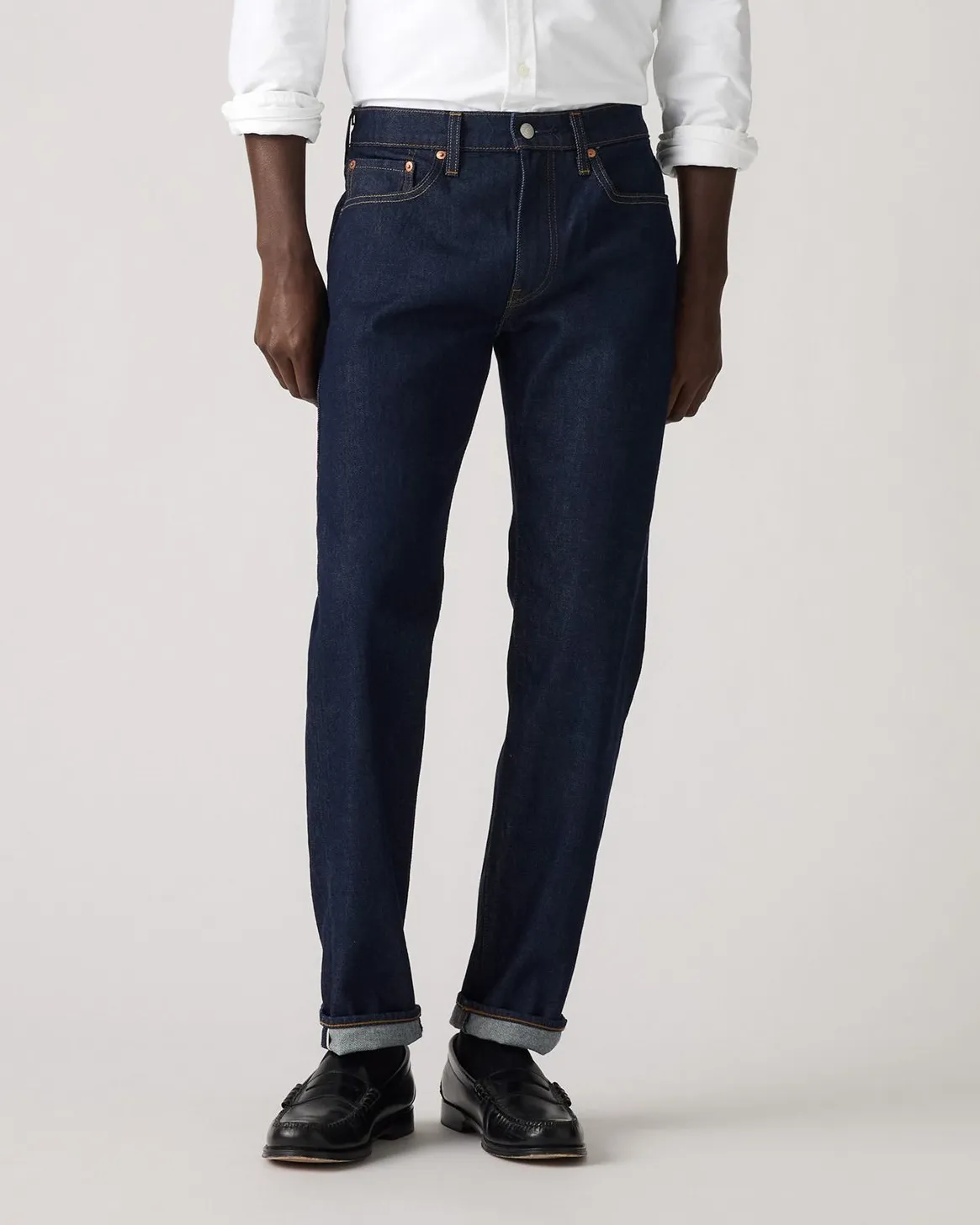 Levi's? 502 Regular Tapered Selvedge Mens Jeans - Don't Be So Rigid Long Wear Lightweight Parent Style Durable