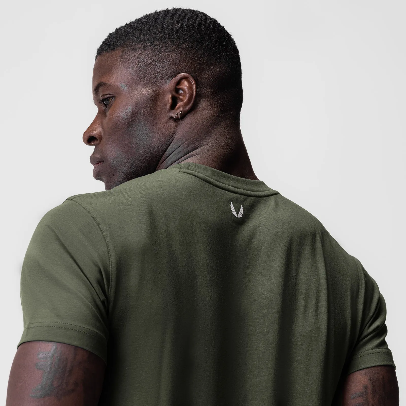 0923. Supima? Essential Tee - Olive Easy Style
