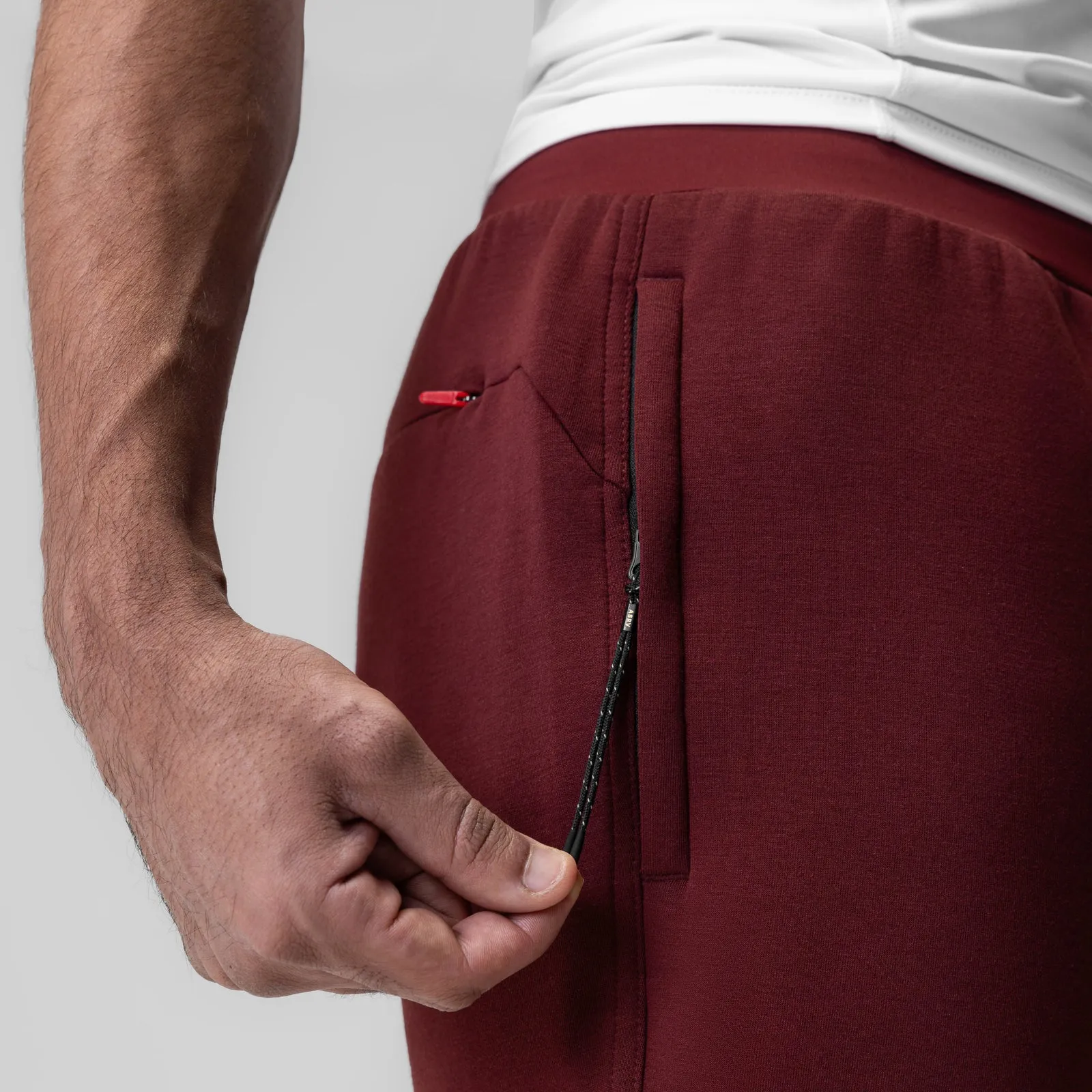 1030. Dri-Core? Training Jogger - Crimson MachineWashableFabric