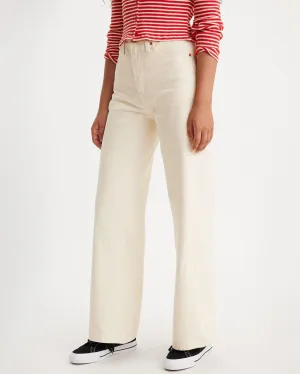 Levi's? Womens Ribcage Wide Leg Jeans - Barely Freezing Outdoor Adventure Stylish Polished Look