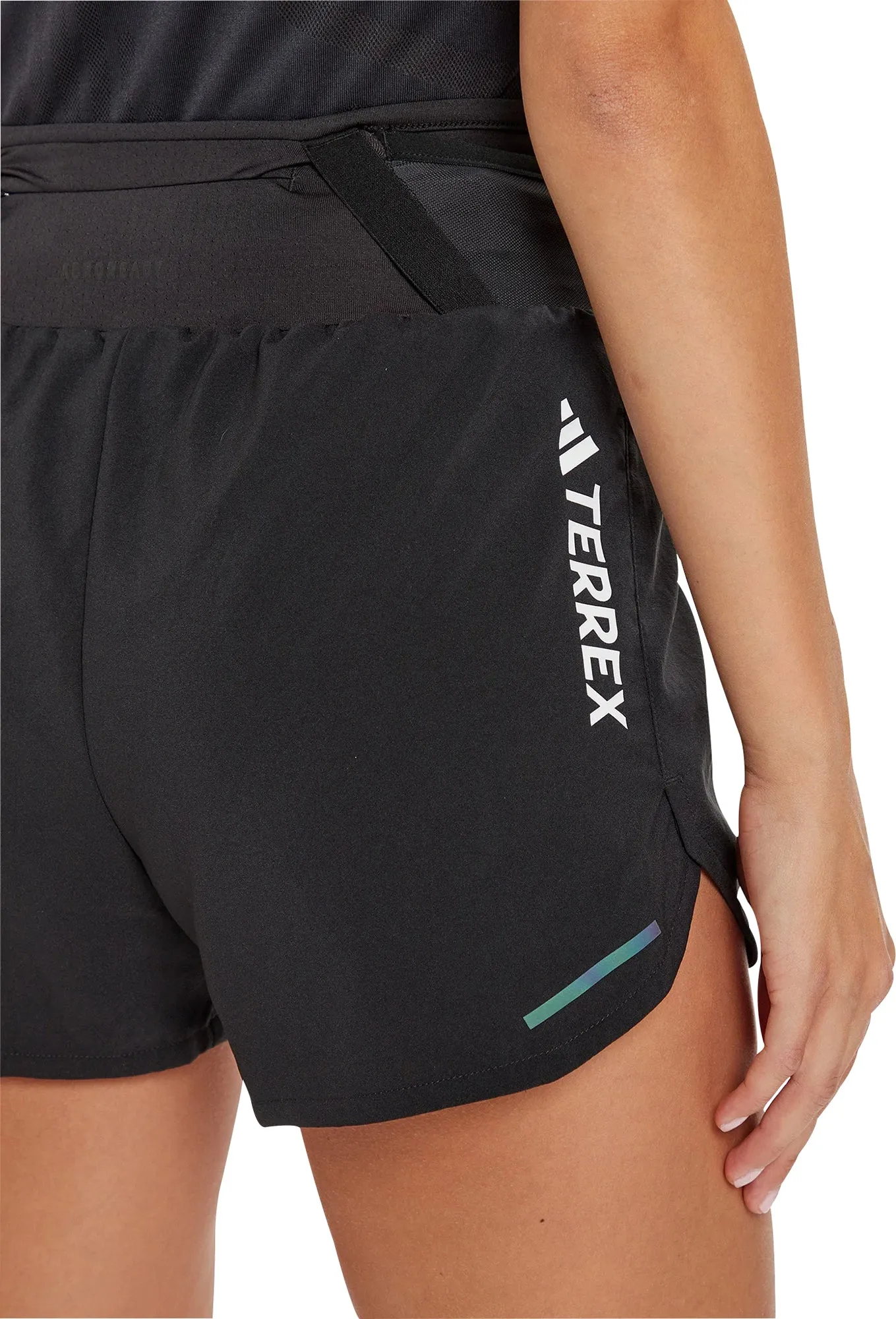 adidas Terrex Agravic 3 Inch Womens Running Shorts - Black Outdoor Comfort