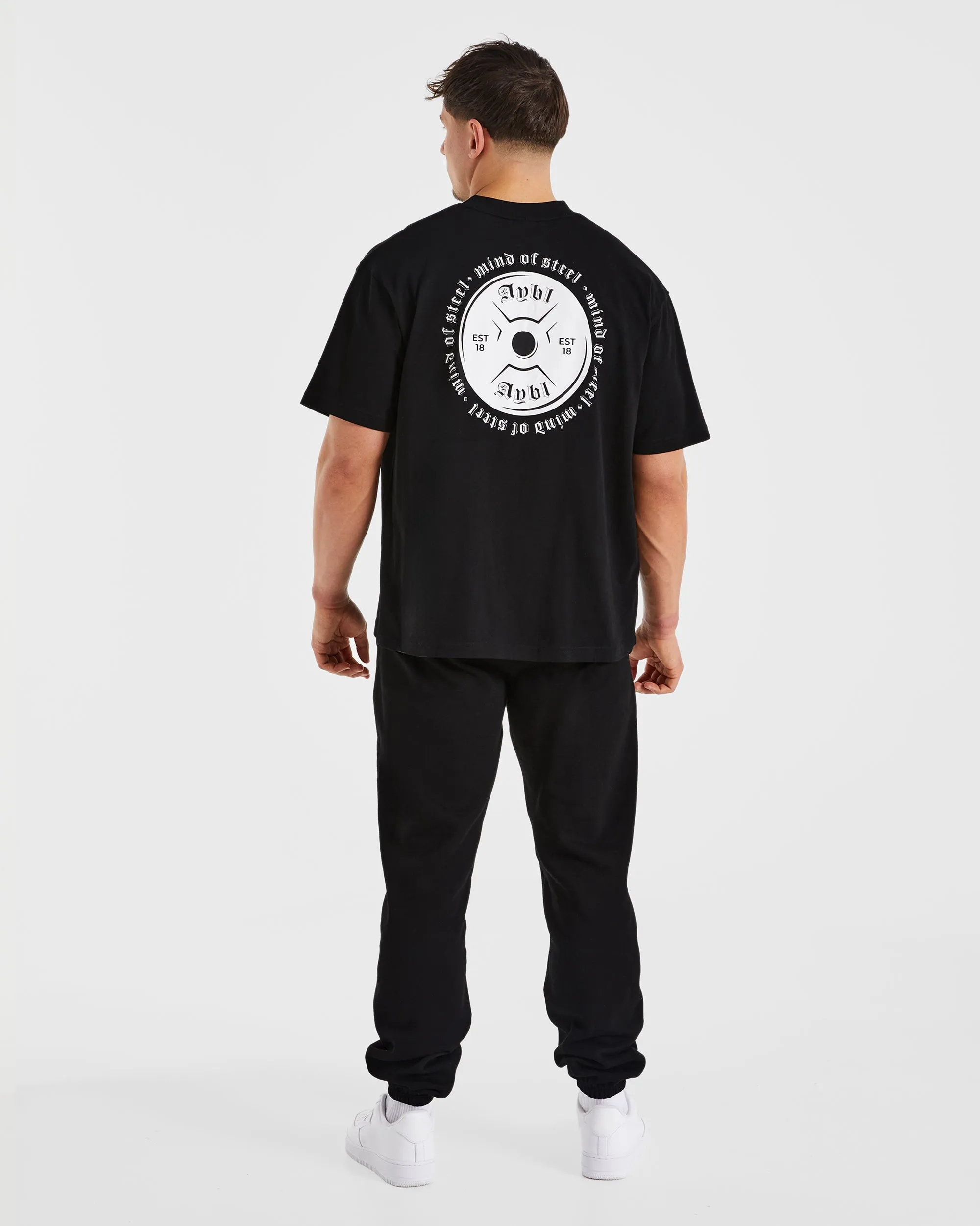 EasyCareFabric wrinkle free Essential Oversized Joggers - Black