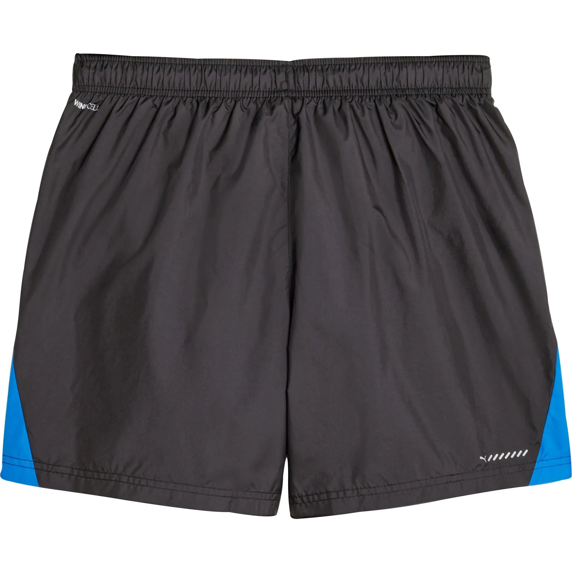 Fade Resistant Dye Water Repellent Finish Puma Woven 5 Inch Mens Running Shorts - Black