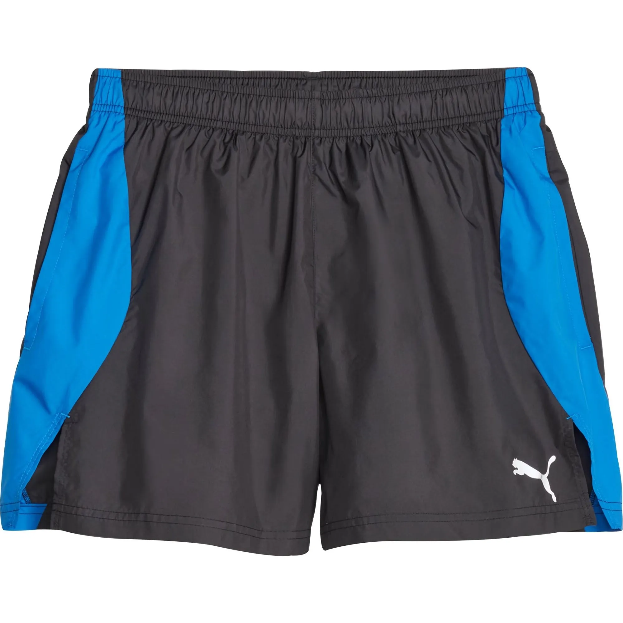 Puma Woven 5 Inch Mens Running Shorts - Black Chic Comfort stain resistant coating
