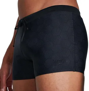 Anti microbial Dynamic look Speedo Valmilton Mens Swim Shorts - Black