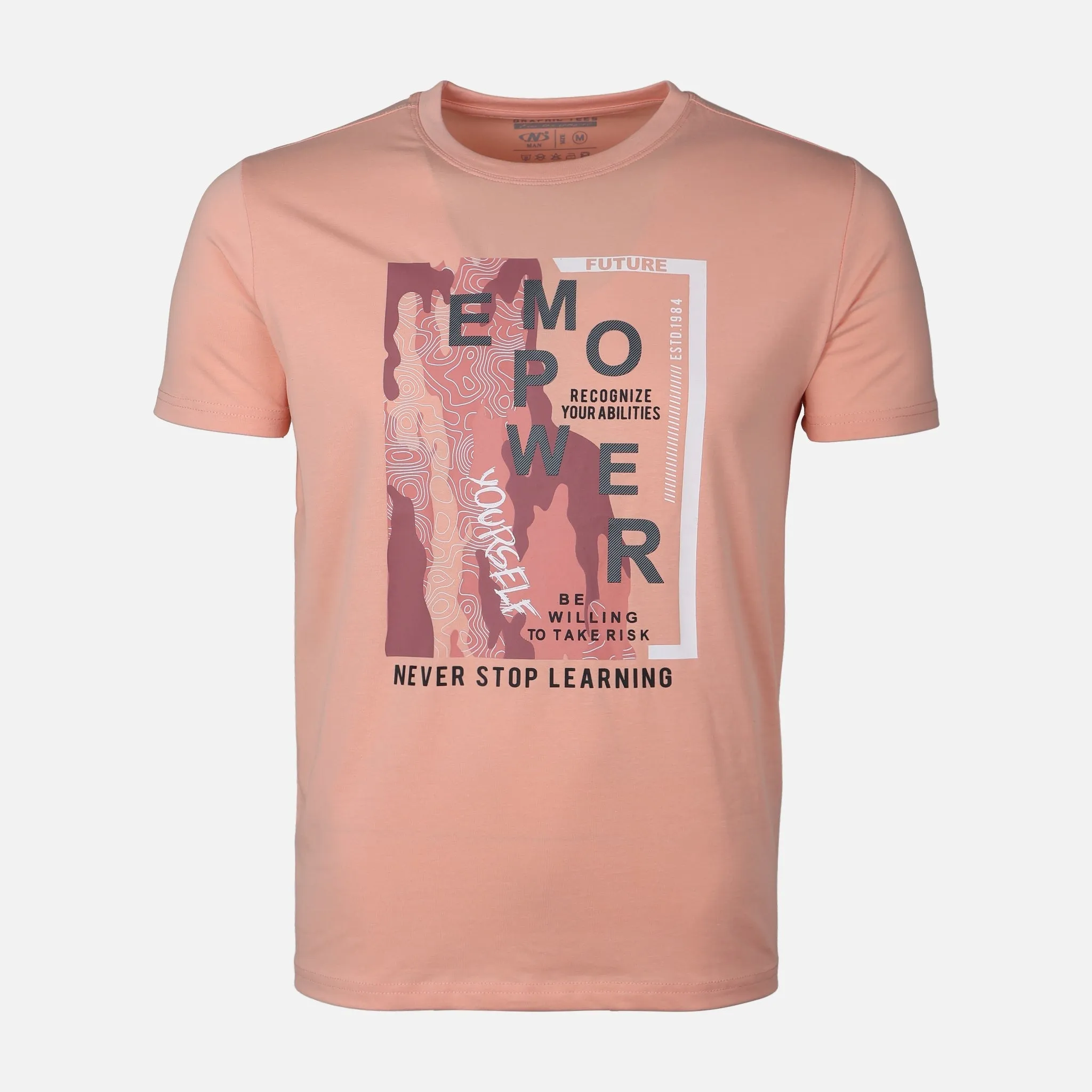 MEN T-SHIRT ROUND NECK REGULAR FIT FlexibleJointConstruction