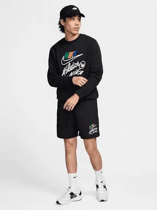 Club Fleece Crew V neck Multi Panel Construction