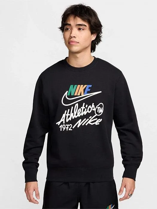 Club Fleece Crew Streetwear Essential Lightweight Construction