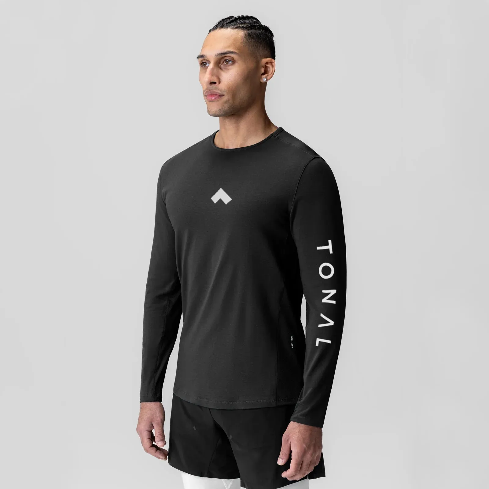 ASRV x Tonal Creora? Cotton Modal Long Sleeve - Black Arid zone
