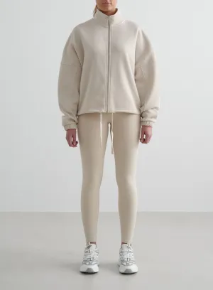 Tight Fit Clay Campus Sweat Zip Jacket