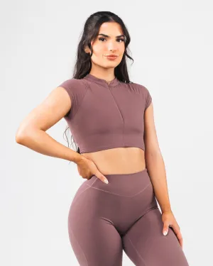 Backless seams Stretchy Comfort KDM Zip Bra - Sugar