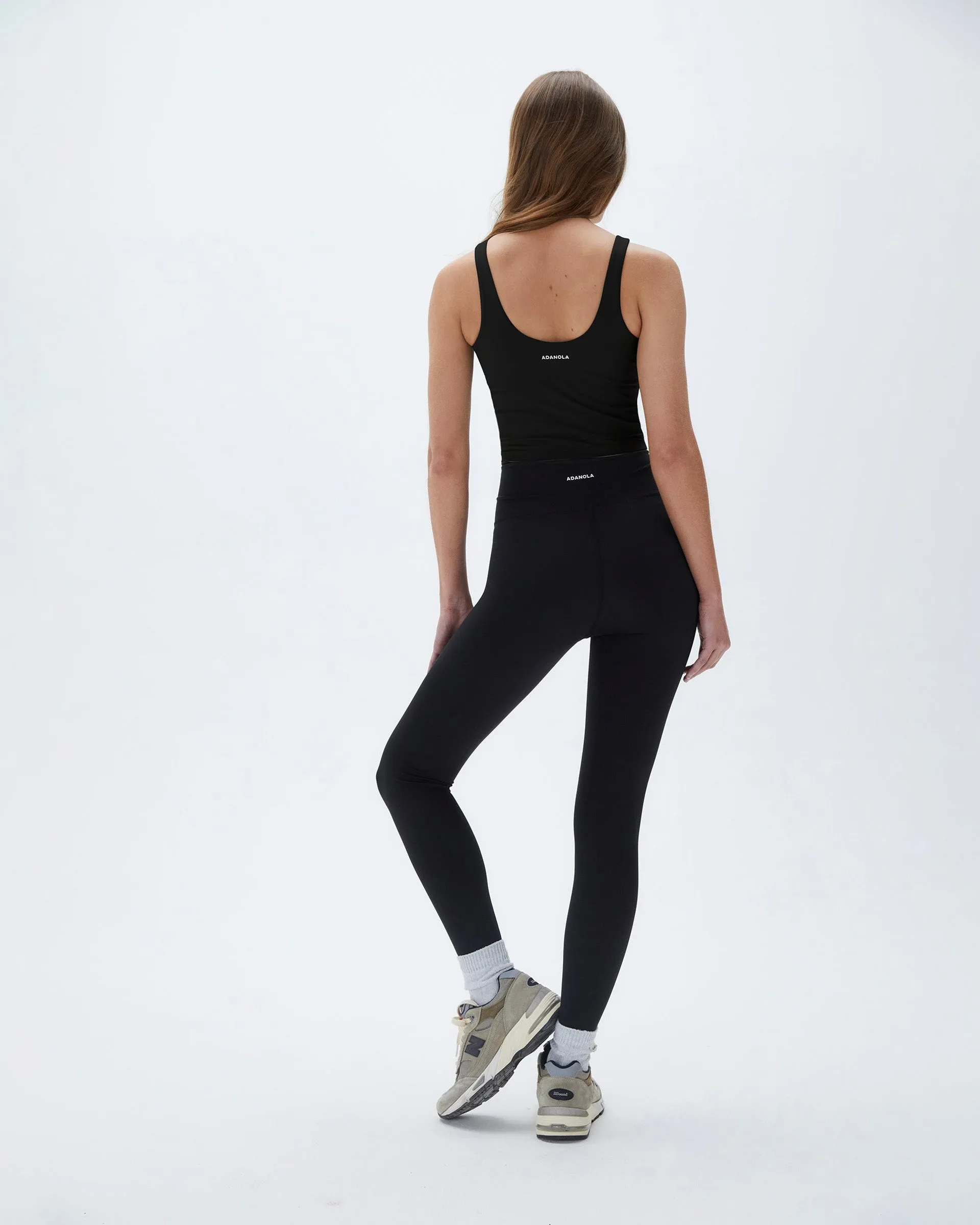 Ultimate Wrap Over Leggings - Black Sweat Control