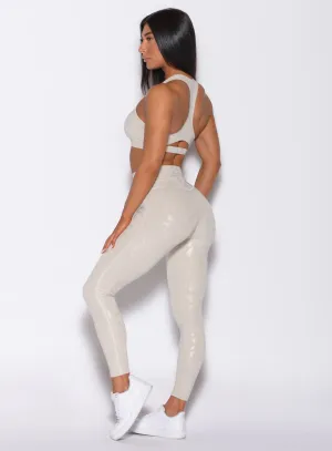 Stretch Fit Budget Friendly Shine Leopard Leggings