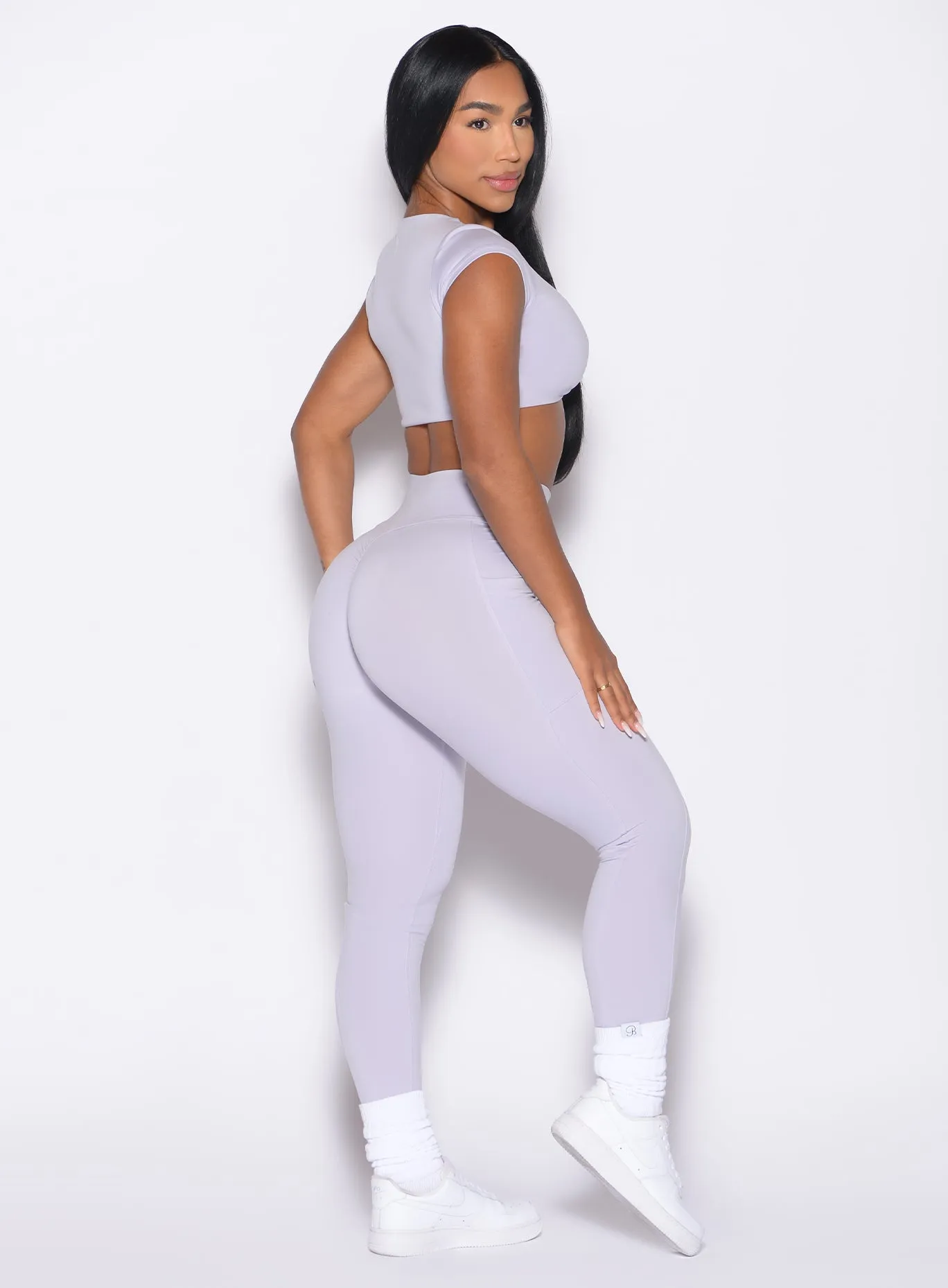 Reflective Logo Detail Define Leggings