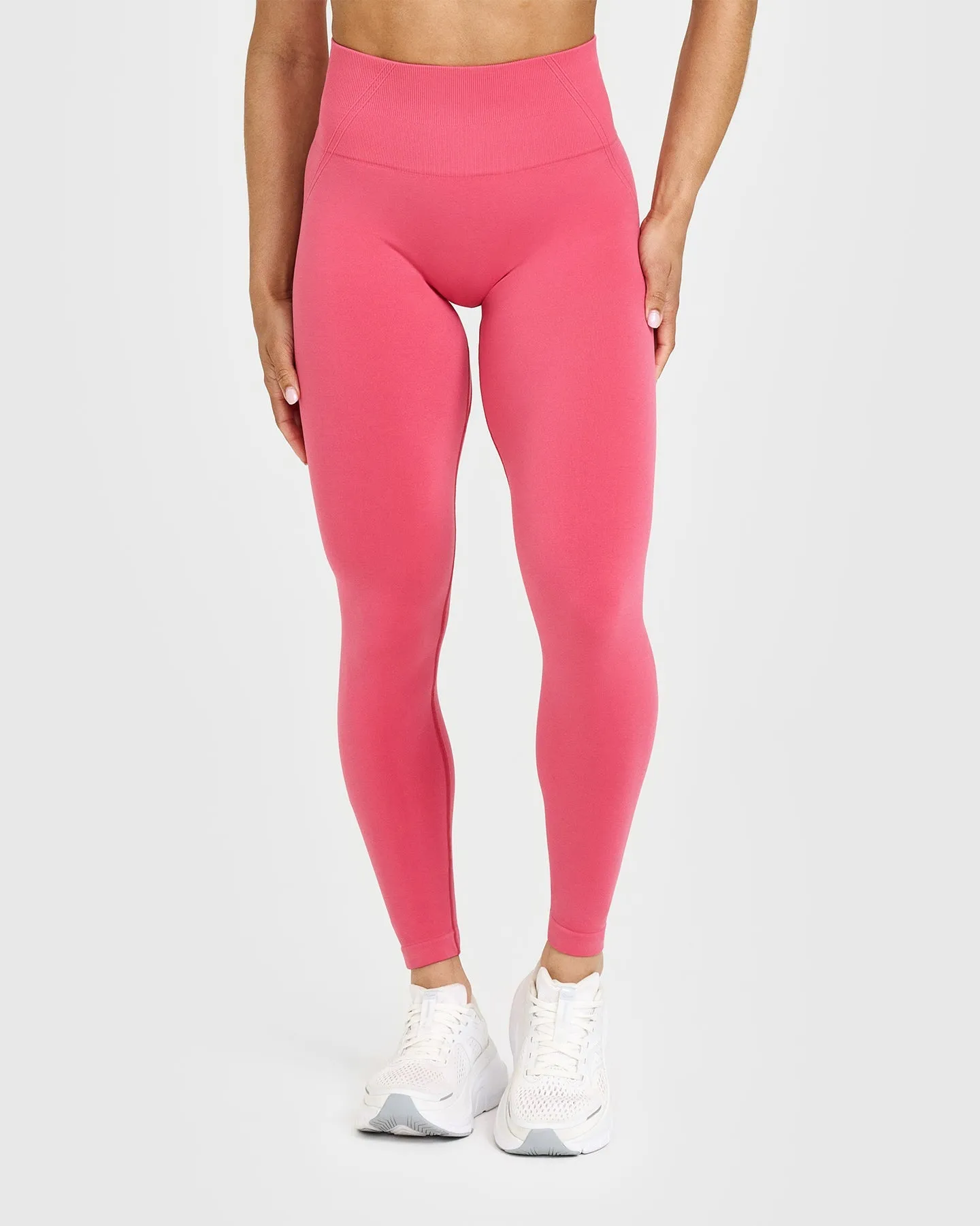 Lightweight Design Effortless Seamless Leggings | Velvet Pink Neat Zone