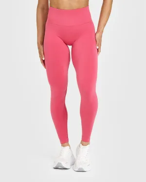 Lightweight Design Effortless Seamless Leggings | Velvet Pink Neat Zone