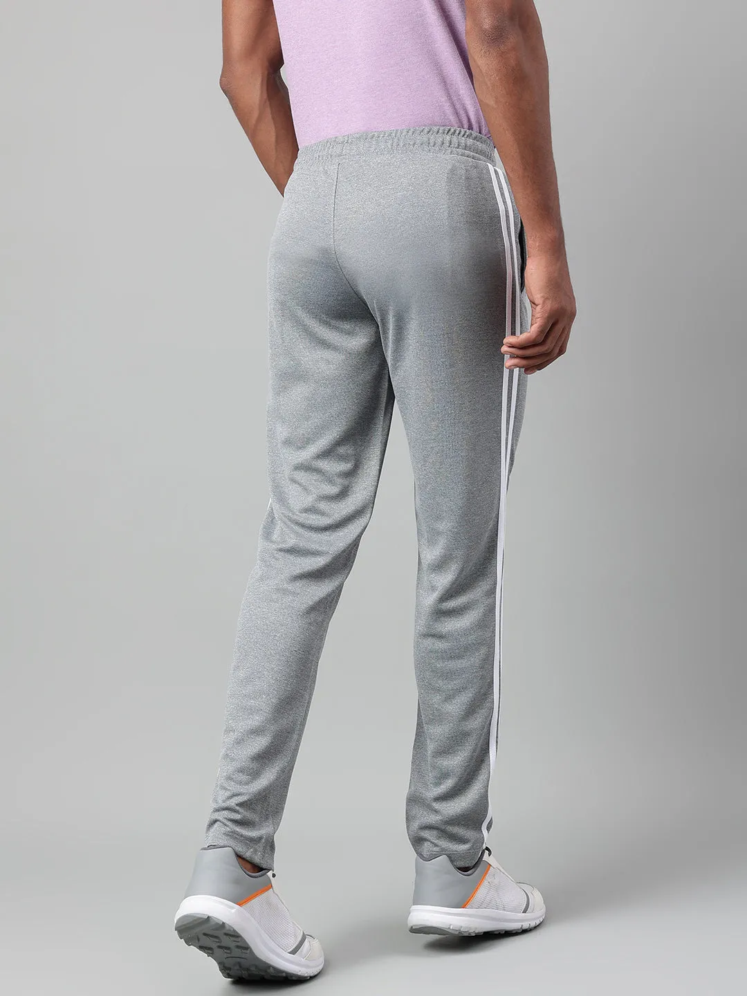 Stay Cool Functional Style Alcis Men's Medium Grey Anti-Static Drytech  Slim-Fit Training Track Pants