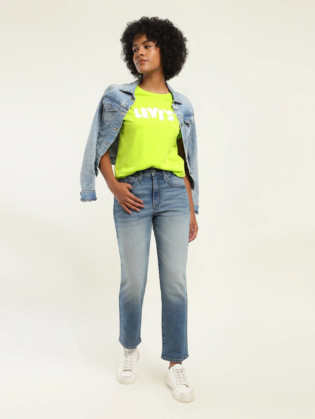 Streetwear Mood Quick Match Women's 711 Blue Skinny Fit High Rise Jeans