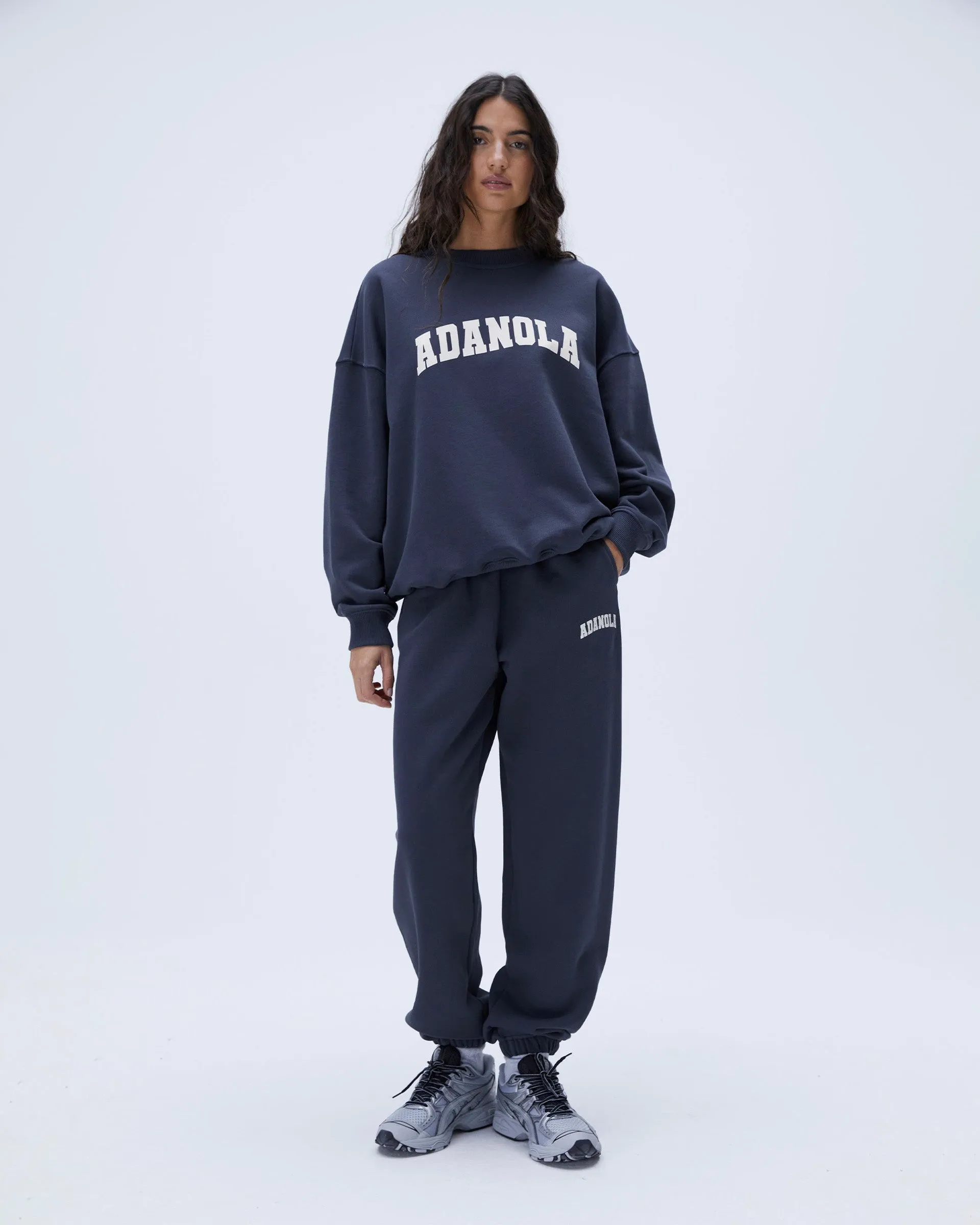 Varsity Sweatpants - Midnight Blue Detachable belt
