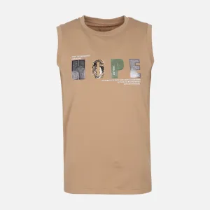MEN VEST ROUND NECK REGULAR FIT Holiday Glow