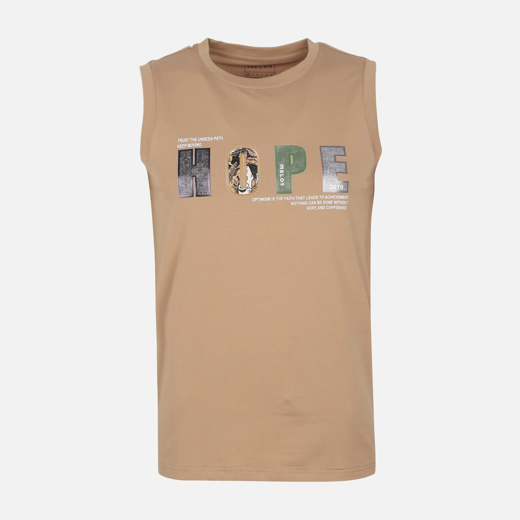 MEN VEST ROUND NECK REGULAR FIT Holiday Glow