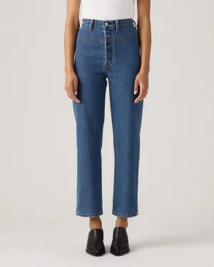 Must Have Wear Weekend Getaway Luxury Beach Day Levi's? Womens Ribcage Western Yoke Jeans - Valley View Stone