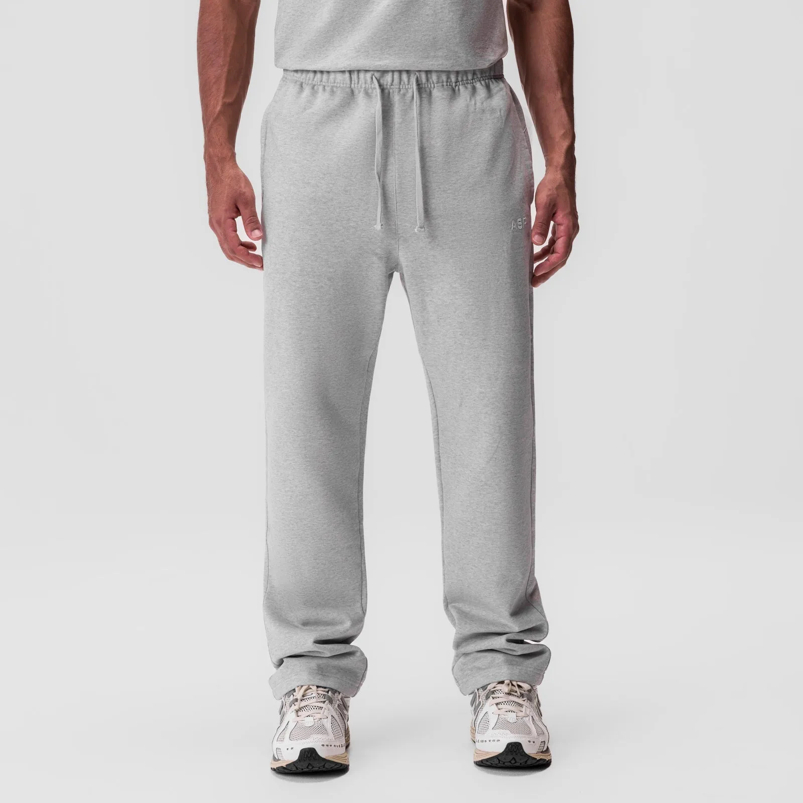 Lightweight NoiseReducingFabric 0840. Tech Essential? Straight Leg Sweats - Heather Grey