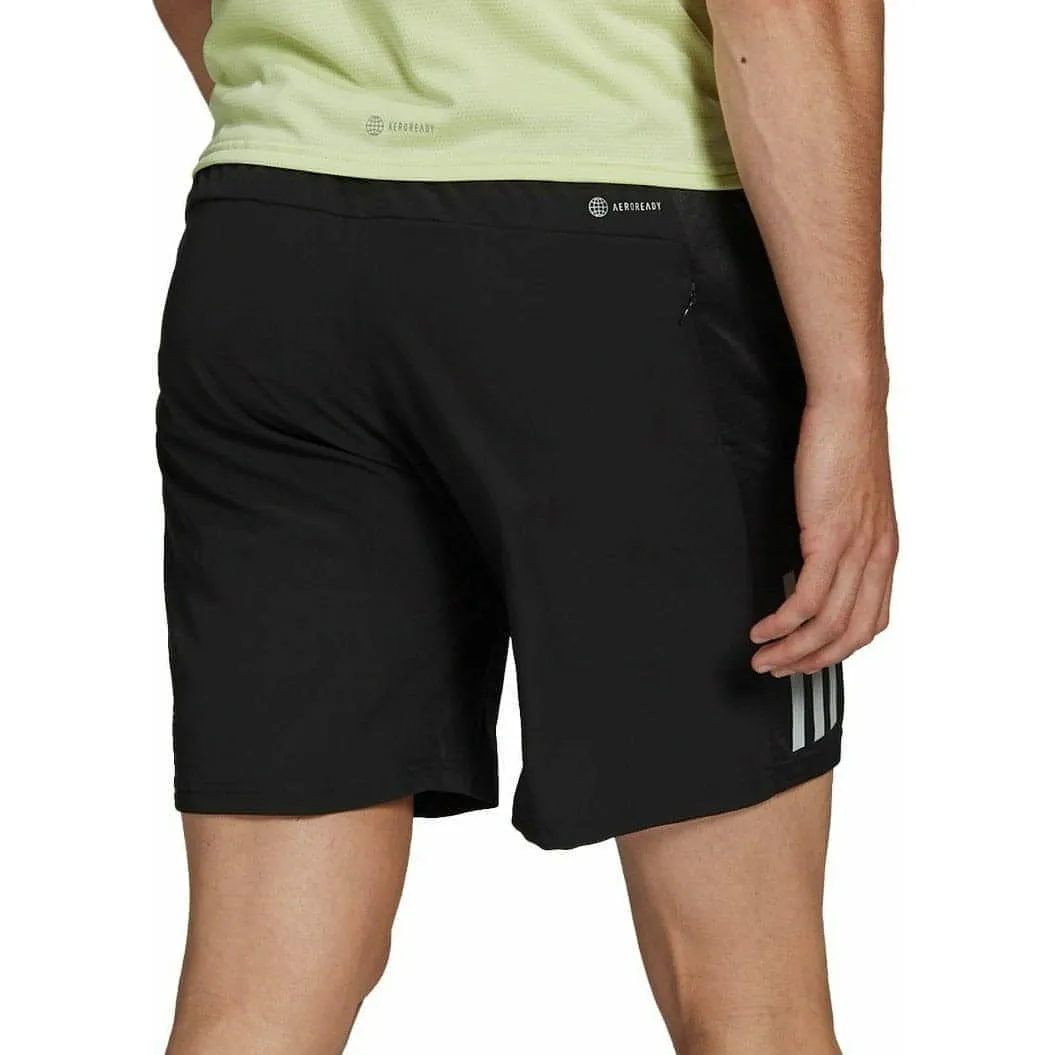 Travel Essential plain shorts adidas Own The Run 5 Inch Mens Running Shorts - Black