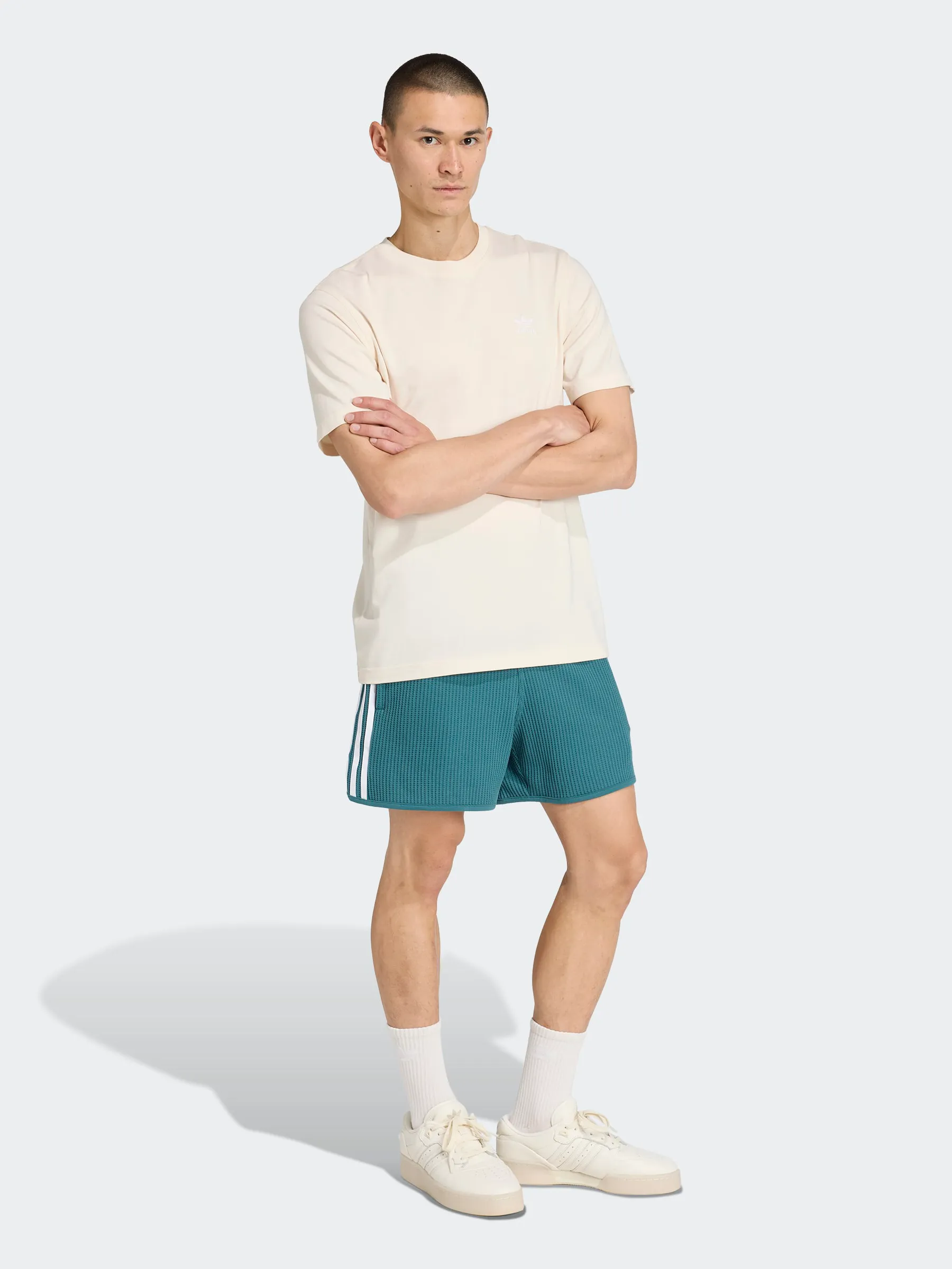 High Rise Waist Tactical Storage Solutions Waffle Knit Sprinter Shorts